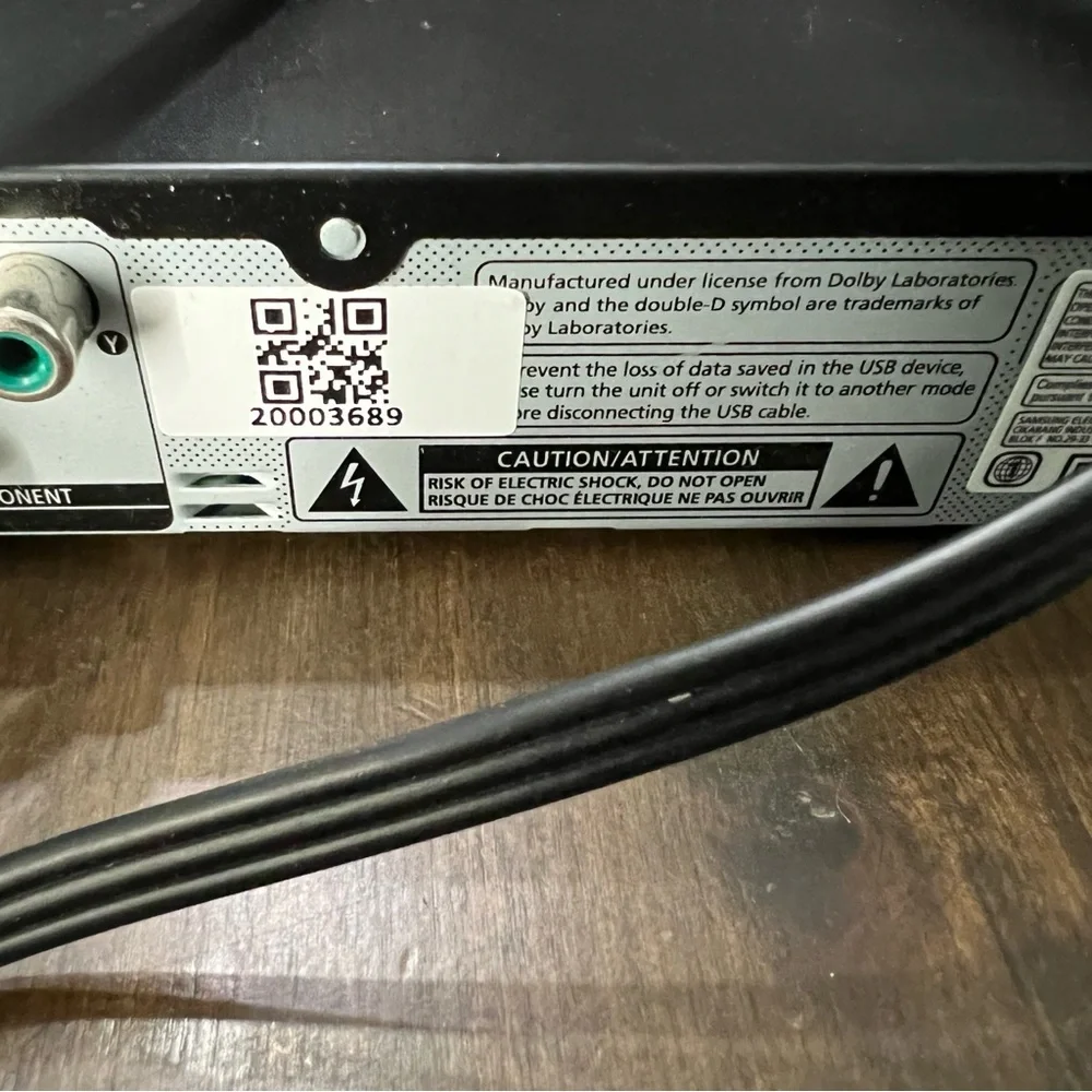 Samsung DVD player